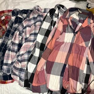 Women’s Casual Plaid Button-Down Shirt Collection